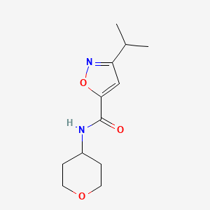 3-isopropyl-N-(tetrahydro-2H-pyran-4-yl)-5-isoxazolecarboxamide