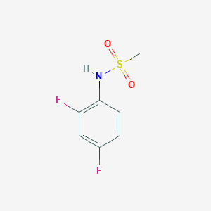 molecular formula C7H7F2NO2S B5505385 N-(2,4-difluorophenyl)methanesulfonamide 