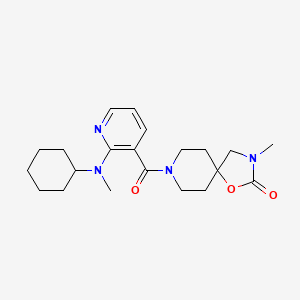8-({2-[cyclohexyl(methyl)amino]pyridin-3-yl}carbonyl)-3-methyl-1-oxa-3,8-diazaspiro[4.5]decan-2-one