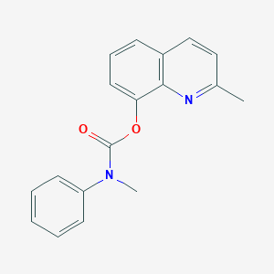 2-methyl-8-quinolinyl methyl(phenyl)carbamate