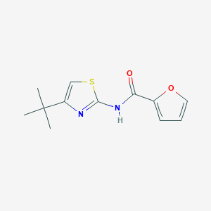 molecular formula C12H14N2O2S B5505795 N-(4-tert-butyl-1,3-thiazol-2-yl)furan-2-carboxamide 