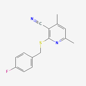 molecular formula C15H13FN2S B5506758 MFCD03086826 