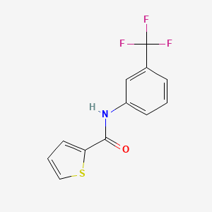 molecular formula C12H8F3NOS B5506825 N-[3-(trifluoromethyl)phenyl]thiophene-2-carboxamide 