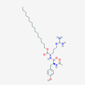 molecular formula C33H57N5O5 B550829 Acetyl dipeptide-1 cetyl ester CAS No. 196604-48-5