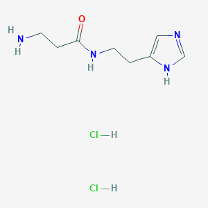 molecular formula C8H14N4O.2ClH<br>C8H16Cl2N4O B550831 Carcinine dihydrochloride CAS No. 57022-38-5