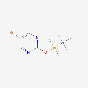 5-Bromo-2-((tert-butyldimethylsilyl)oxy)pyrimidine
