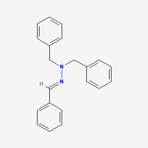 molecular formula C21H20N2 B5508435 benzaldehyde dibenzylhydrazone 