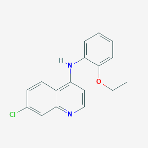 molecular formula C17H15ClN2O B5508656 7-chloro-N-(2-ethoxyphenyl)quinolin-4-amine 
