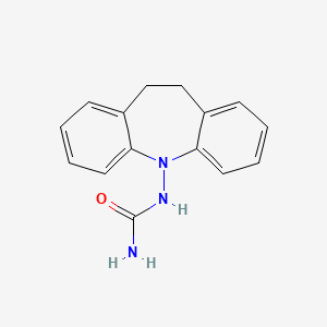 molecular formula C15H15N3O B5510027 5,6-Dihydrobenzo[b][1]benzazepin-11-ylurea 