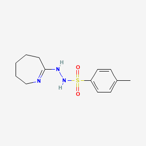molecular formula C13H19N3O2S B5510062 N'-(2-AZEPANYLIDENE)-4-METHYLBENZENESULFONOHYDRAZIDE 