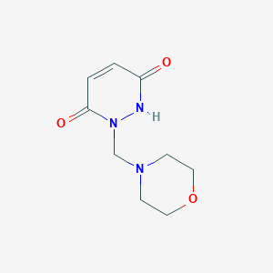 molecular formula C9H13N3O3 B5510104 6-hydroxy-2-(morpholinomethyl)-3(2H)-pyridazinone 