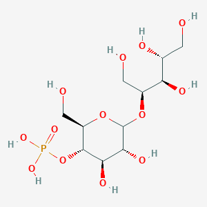 [(2R,3S,4R,5R)-4,5-dihydroxy-2-(hydroxymethyl)-6-[(2S,3R,4R)-1,3,4,5-tetrahydroxypentan-2-yl]oxyoxan-3-yl] dihydrogen phosphate