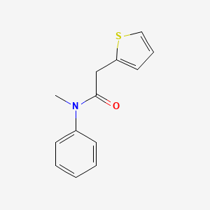 molecular formula C13H13NOS B5510202 N-methyl-N-phenyl-2-(2-thienyl)acetamide 