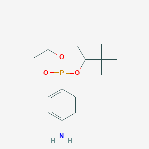 4-[Bis(3,3-dimethylbutan-2-yloxy)phosphoryl]aniline