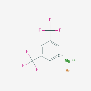 molecular formula C8H3BrF6Mg B055108 Magnesium,[3,5-bis(trifluoromethyl)phenyl]bromo- CAS No. 112981-69-8