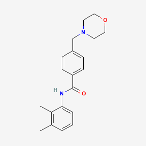 molecular formula C20H24N2O2 B5510817 N-(2,3-dimethylphenyl)-4-(morpholin-4-ylmethyl)benzamide 