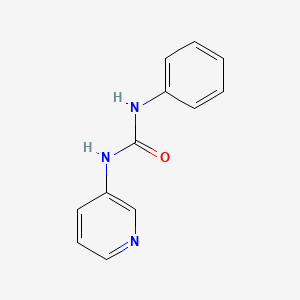 molecular formula C12H11N3O B5511027 1-Phenyl-3-pyridin-3-ylurea 