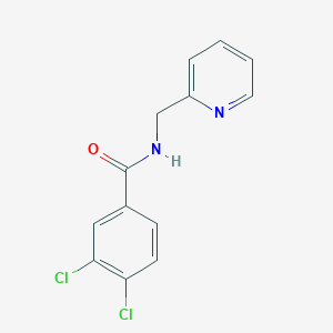 molecular formula C13H10Cl2N2O B5511597 3,4-dichloro-N-(pyridin-2-ylmethyl)benzamide 