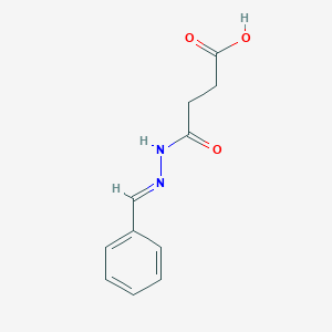 molecular formula C11H12N2O3 B5512154 4-[(2E)-2-benzylidenehydrazinyl]-4-oxobutanoic acid 