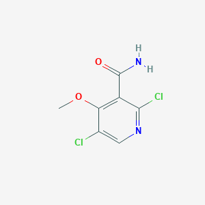 molecular formula C7H6Cl2N2O2 B5512213 2,5-Dichloro-4-methoxypyridine-3-carboxamide 