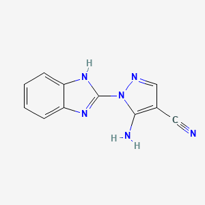 molecular formula C11H8N6 B5512898 MFCD01847765 
