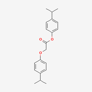 molecular formula C20H24O3 B5512918 (4-Propan-2-ylphenyl) 2-(4-propan-2-ylphenoxy)acetate 