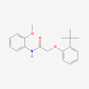 molecular formula C19H23NO3 B5512930 2-(2-tert-butylphenoxy)-N-(2-methoxyphenyl)acetamide 