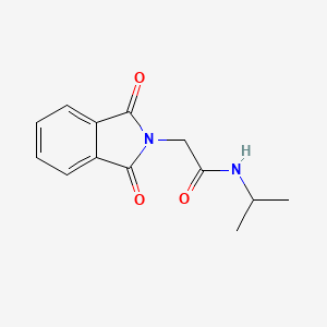 molecular formula C13H14N2O3 B5512984 2-(1,3-dioxo-1,3-dihydro-2H-isoindol-2-yl)-N-isopropylacetamide 