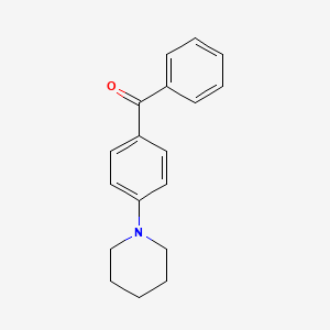 molecular formula C18H19NO B5514142 Methanone, phenyl[4-(1-piperidinyl)phenyl]- CAS No. 106947-61-9