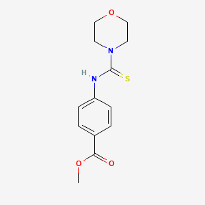 molecular formula C13H16N2O3S B5514544 Methyl 4-(morpholine-4-carbothioylamino)benzoate 