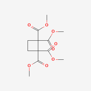 molecular formula C12H16O8 B5514565 Tetramethyl cyclobutane-1,1,2,2-tetracarboxylate CAS No. 64374-98-7