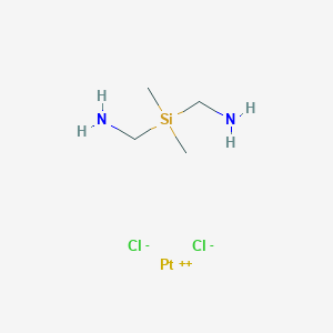 molecular formula C4H14Cl2N2PtSi B055148 Silaplatin CAS No. 118797-76-5