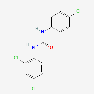 molecular formula C13H9Cl3N2O B5514928 1-(4-Chlorophenyl)-3-(2,4-dichlorophenyl)urea CAS No. 82200-77-9