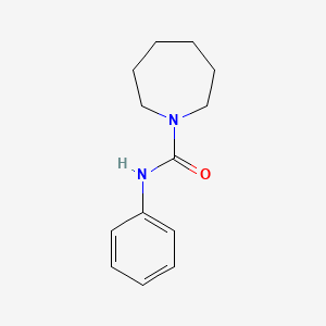 molecular formula C13H18N2O B5515020 N-phenylazepane-1-carboxamide 
