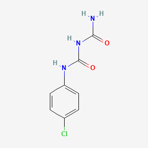 molecular formula C8H8ClN3O2 B5515169 1-carbamoyl-3-(4-chlorophenyl)urea 