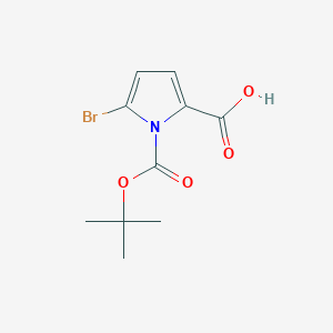 5-Bromo-1-(tert-butoxycarbonyl)-1H-pyrrole-2-carboxylic acid