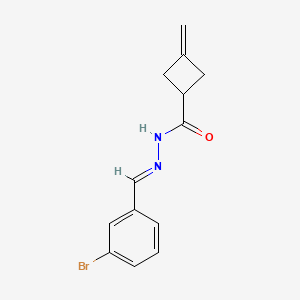 molecular formula C13H13BrN2O B5516033 N'-(3-bromobenzylidene)-3-methylenecyclobutanecarbohydrazide 