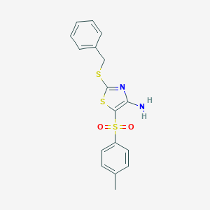4-Amino-2-benzylthio-5-tosylthiazole