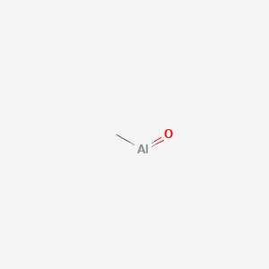 molecular formula C3H9Al3O3X2 B055162 甲基(氧代)铝烷 CAS No. 120144-90-3