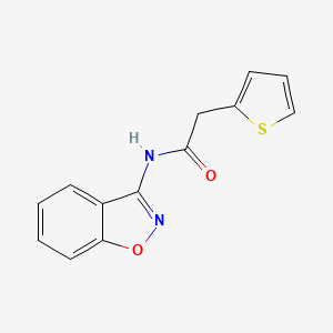 molecular formula C13H10N2O2S B5516255 N-1,2-benzisoxazol-3-yl-2-(2-thienyl)acetamide 