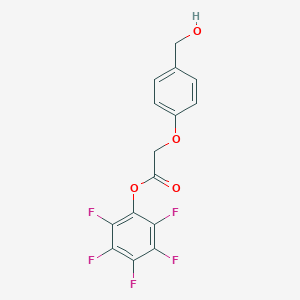 Pentafluorophenyl [4-(hydroxymethyl)phenoxy]acetate