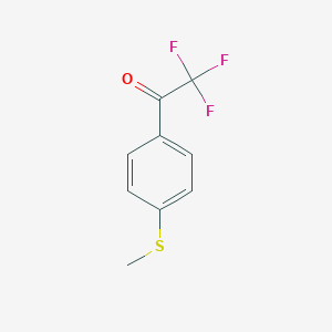 molecular formula C9H7F3OS B055164 2,2,2-Trifluoro-1-(4-methylsulfanylphenyl)ethanone CAS No. 122243-33-8