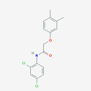 molecular formula C16H15Cl2NO2 B5516820 N-(2,4-dichlorophenyl)-2-(3,4-dimethylphenoxy)acetamide 