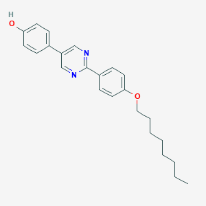 5-(4-Hydroxyphenyl)-2-[4-(octyloxy)phenyl]pyrimidine