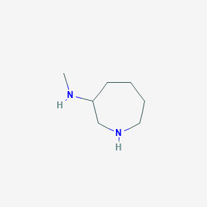 molecular formula C7H16N2 B055181 Azepan-3-yl-methyl-amine CAS No. 124695-93-8