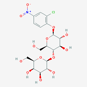 molecular formula C18H24ClNO13 B055187 2-Chloro-4-nitrophenyl-beta-D-lactoside CAS No. 120583-41-7