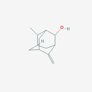 molecular formula C12H18O B055195 Tricyclo[3.3.1.13,7]decan-2-ol, 4-methyl-8-methylene- CAS No. 122760-84-3