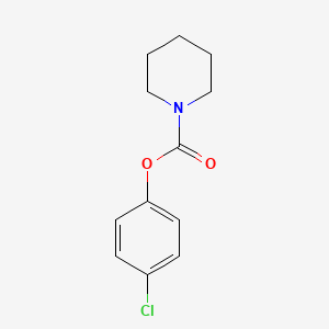 molecular formula C12H14ClNO2 B5519586 4-Chlorophenyl piperidine-1-carboxylate 