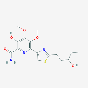 molecular formula C16H21N3O5S B055198 Karnamicin C1 CAS No. 122535-54-0