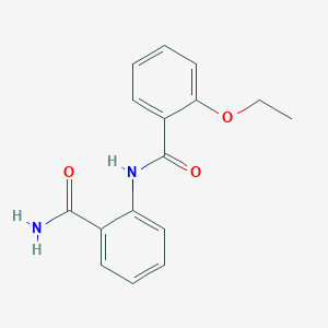 molecular formula C16H16N2O3 B5519829 2-[(2-Ethoxybenzoyl)amino]benzamide 